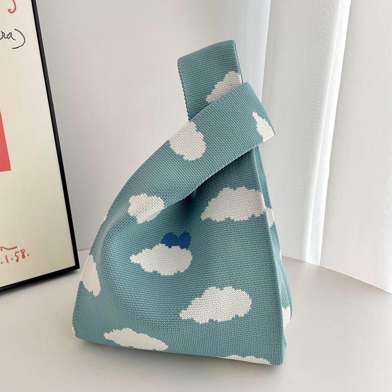 Colorful Knitted Handbags: Women's Fashion Shoulder Bags & Vest Waistcoat Styles