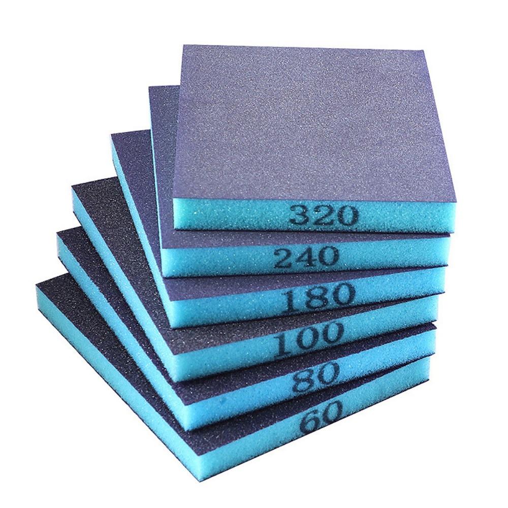 Wet Dry Dual-use Foam Sanding Sponge Polishing Grinding Sanding Pads Soft Abrasive Sponge  Metal