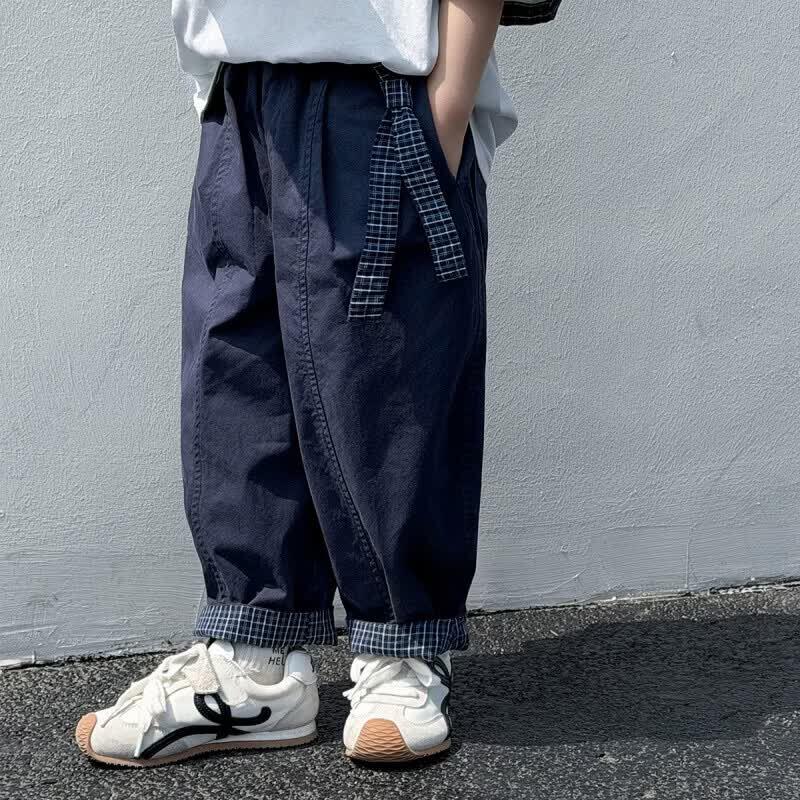 Kids  Pure Cotton Casual Cargo Harem Pants 120cm