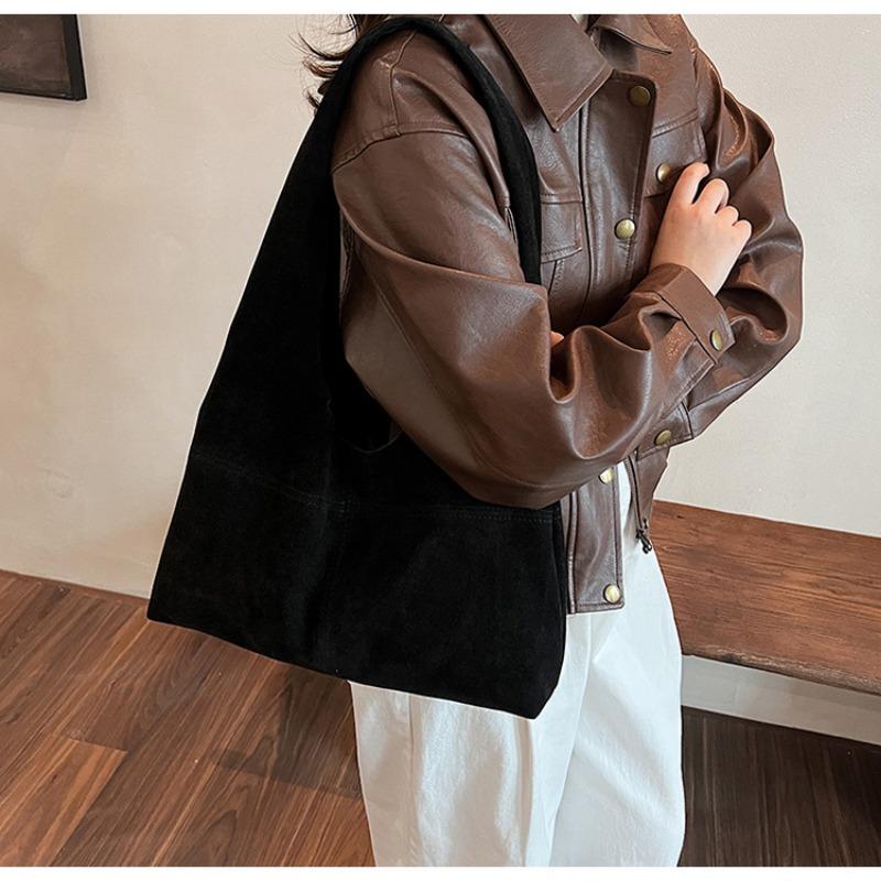 Large-capacity, Niche, Retro Commuter Single-shoulder, Underarm, Hand-held Tote Bag