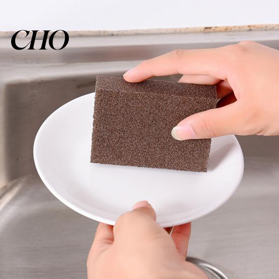 Household Cleaning Scrubber Sponge Multi-Functional Scrub Pad Kitchen Pots Stoves Bathroom Heavy-duty Tiles Shoe Stains Rust Removal Physical Grinding