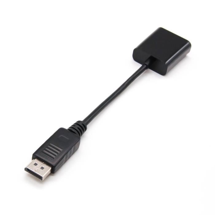 Nanocable 10.16.0602, 0,15 m, DisplayPort, VGA (D-Sub), Mascul, Femelă, Drept