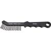4968-2 Brake Caliper Brush, Steel Wire Brush with Two Rows, for Brake Dust Removal, Caliper Cleaning, Maintenance, and Repair, with Hanging Hole