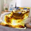 1PC , Electric Type Blanket Lightweight Flannel Throw Blanket for Sofa, Bed, Travel, Camping, Livingroom, Office, Couch