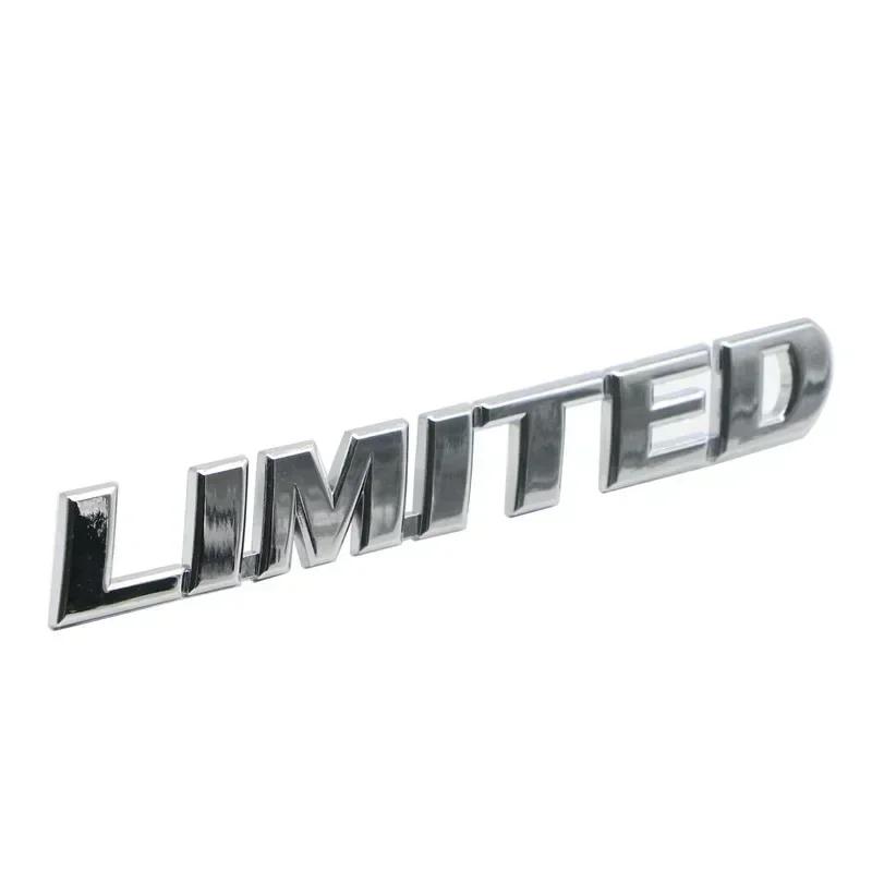 

1Pc Chrome Black Limited Letters Rear Trunk Fender Emblem Badge Sticker Decals For Highlander Tacoma Tundra Car Accessories