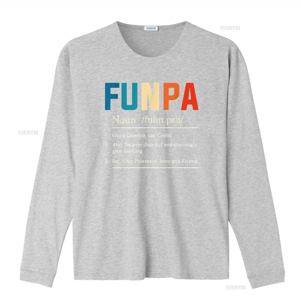 Cool Fun Funpa Grandpa Novelty T Shirt Designs Womens Black L vintage Washed Soft Stretched Stylish homme Top For Everyday Wear