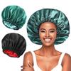 Ladies Fashion Stretch Hair Cap, Button Shower Cap