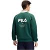 Fila Official 2024 Spring New Knitted Long Sleeve Jacket Basic Tennis Sports Stand Collar Top Men Tops Reed-Green A11M413503F-GN