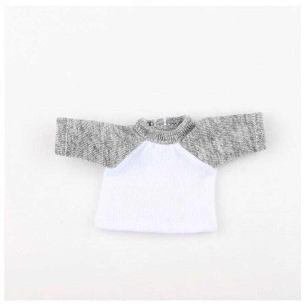 10 Styles Long Sleeved T-Shirt for 1/11 ob11 Dolls/1/12 Bjd Dolls Doll Clothes Accessories