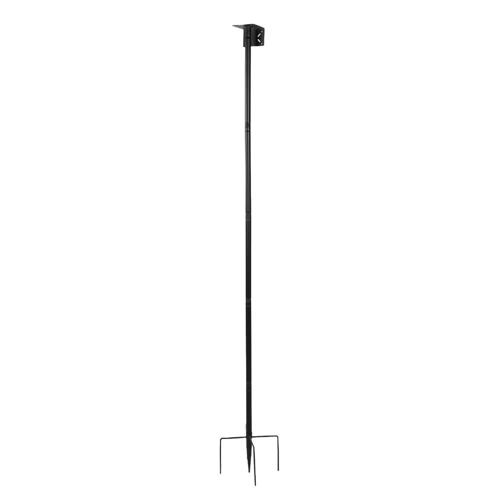 Kit Palo per Mangiatoia per Uccelli Altezza Regolabile Acciaio Robusto Supporto Palo per Mangiatoia Uccelli con Base a 5 Punte per Esterno
