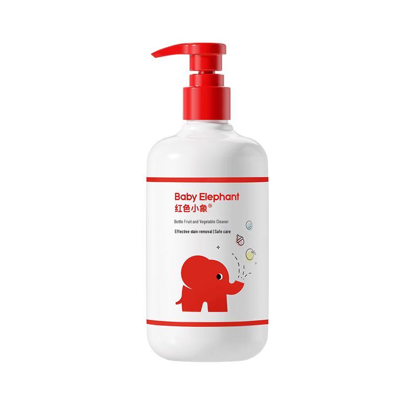 Red Elephant Baby Bottle & Fruit Cleaner