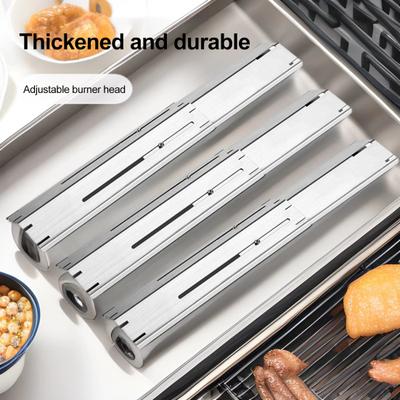 Piastre di Calore Scudi per Grill Charbroil Paracalore Regolabili Copribruciatori Universali