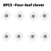 3/6pcs No Drill Magnetic Remote Holder - Wall Mount for TV/AC/DVD Remotes, White Space-Saving Design
