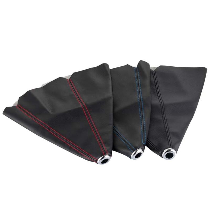 Premium PU Leather Gear Shifter Boot Protector Universal Anti Scratch Waterproof Car Interior Accessory Shifter Collars