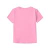Mädchen Katze trinkt Boba Tee Aufdruck Rundhals Kurzarm T-Shirt