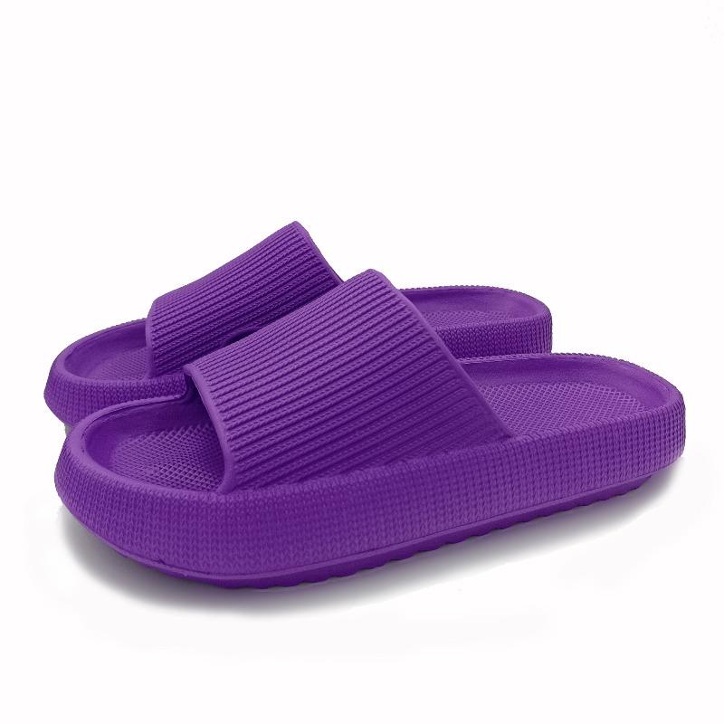 Men's new thick-soled slippers women's summer indoor pink bathroom couple cool slippers men's height increase