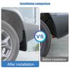 Car Mud Flaps Splash Guards Mudguards Mudflaps Accessory Fit For Jetour Traveler 2023 Up  For Jetour Shanhai T2 2024 Up ABS Exterior Accessories