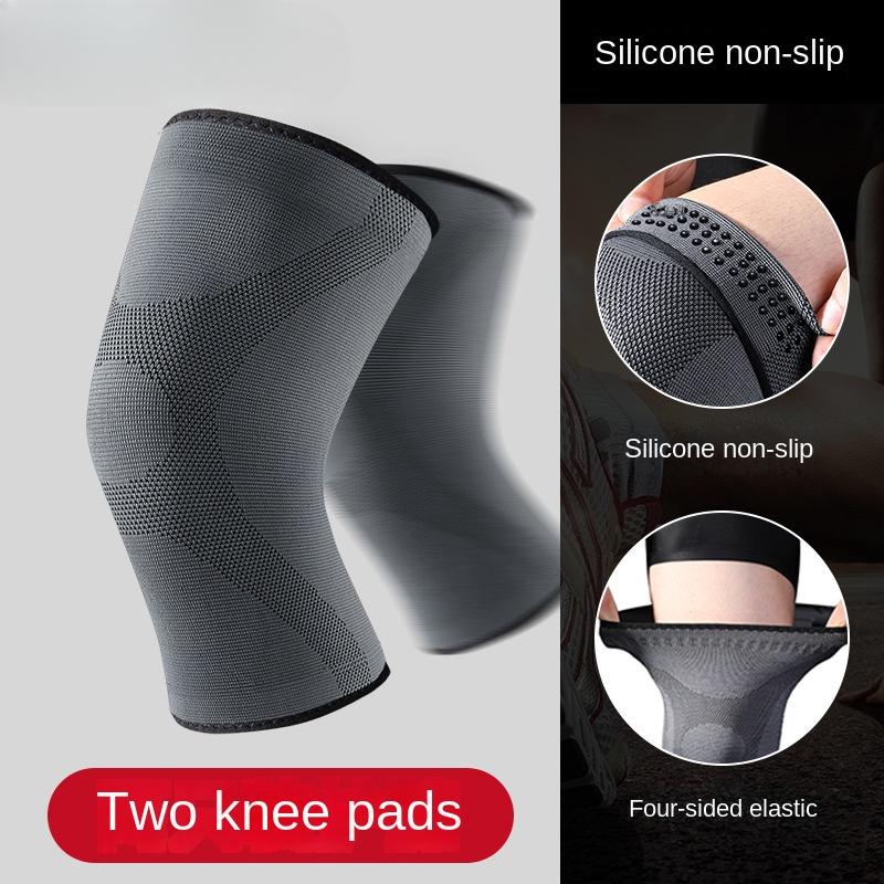 

Спортивные наколенники для мужчин, наколенники для скакалки, тонкая защита от краски для баскетбольных и женских футбольных мячей, нескользящие коленные суставы L