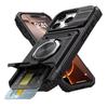 Heavy Duty Drop Shockproof Rotated Ring Kickstand Phone Cases For iPhone 17 16 14 13 15 Pro Max Plus Air Magnetic Wallet Cover
