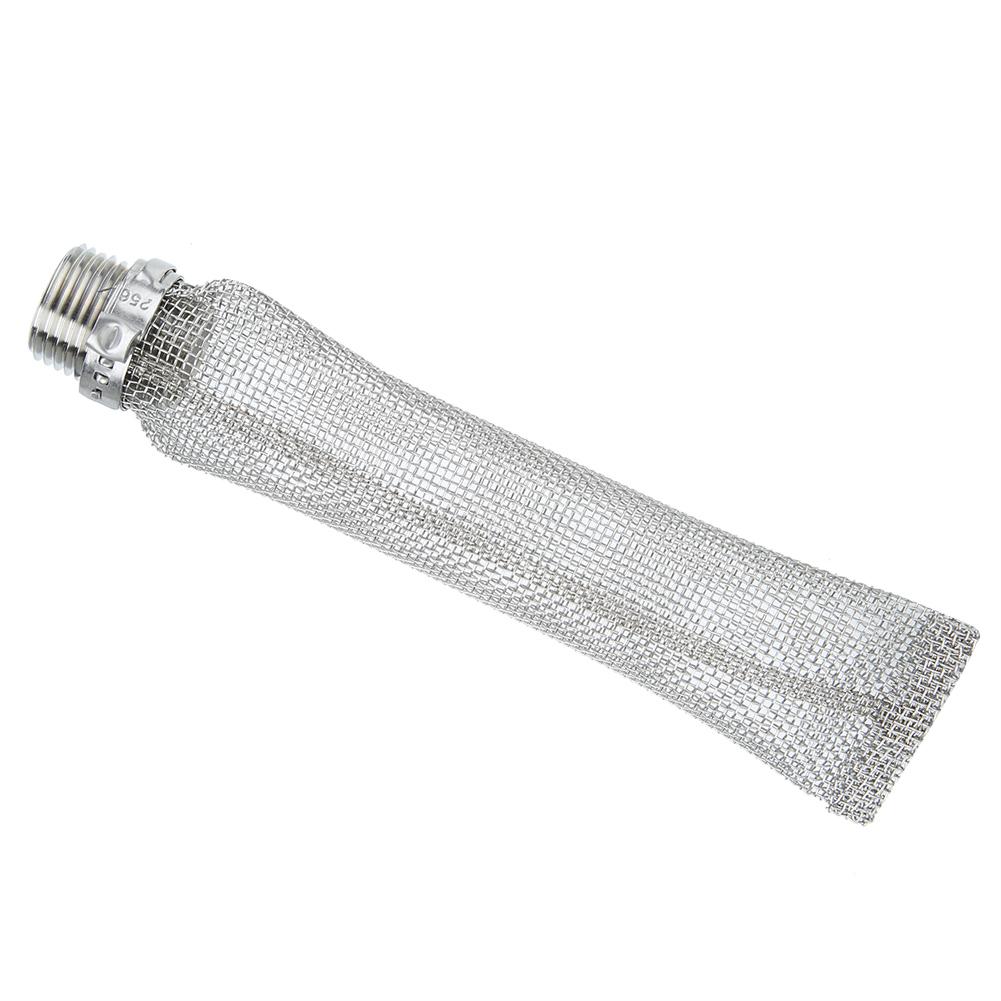1/2in NPT Stainless Steel Beer Filter Screen Mesh Filter for Homebrew Beer Kettle Mash Tun(6in)