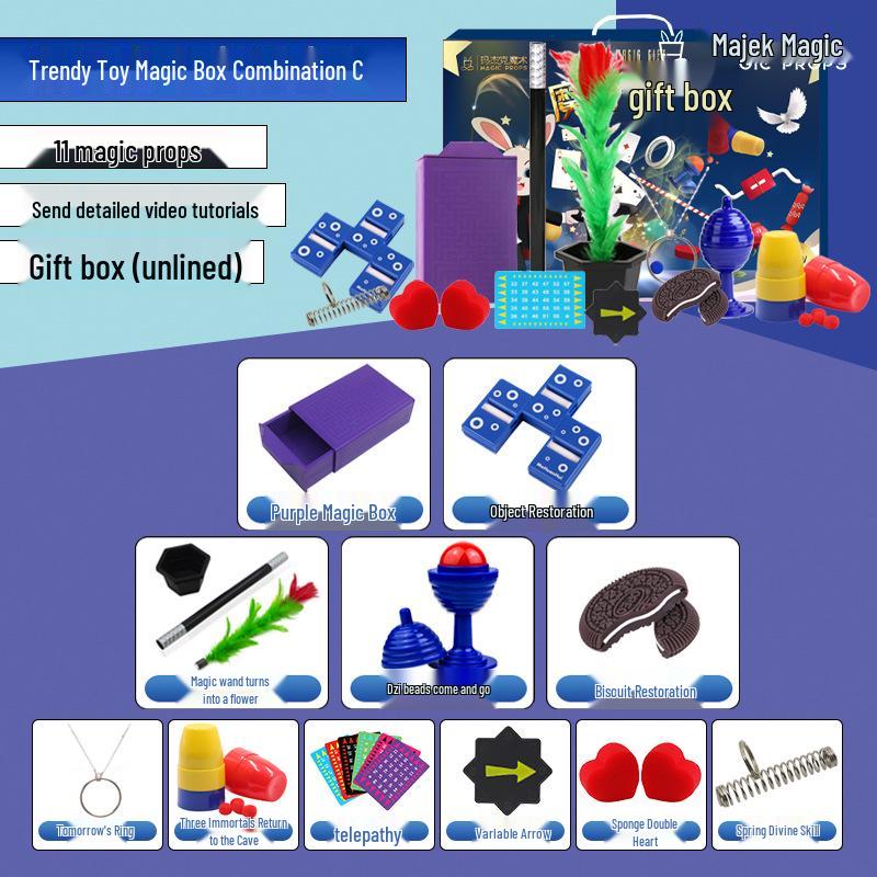 Magic Props Set: Educational Performance Kit for Boys and Girls - Perfect Festival or Birthday Gift