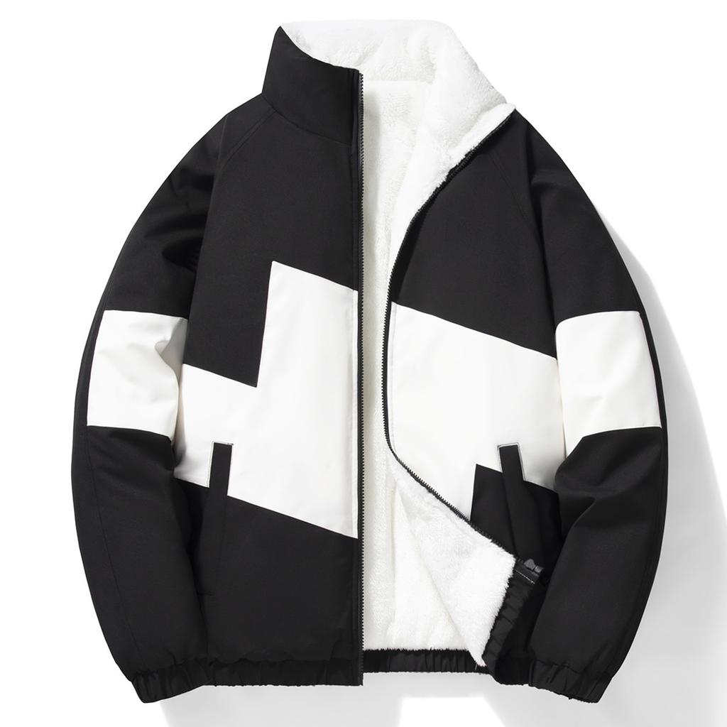 Winter Graphene Thermal Magnetic Cotton Clothing Men Couple Models Padded Hooded Jacket Men