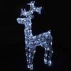 VidaXL Renne de Décoration de Noël 90 LED Ornement de Noël Renne Lumineux Renne Eclairé Jardin Terrasse Extérieur Maison 289961