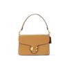 Coach Tabby 26 Gold Metal Logo Leather Shoulder Bag Medium Women shoulder bag Honey-Brown CAF52-B4T7J