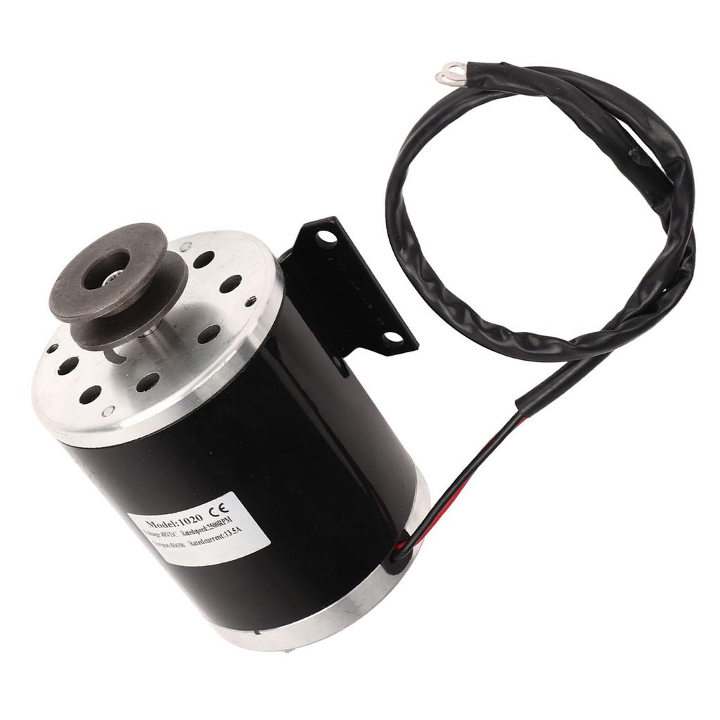 500W 48V Electric Pulley Motor Aluminum Alloy Brushed Electric Motor Low Noise DC Electric Motor