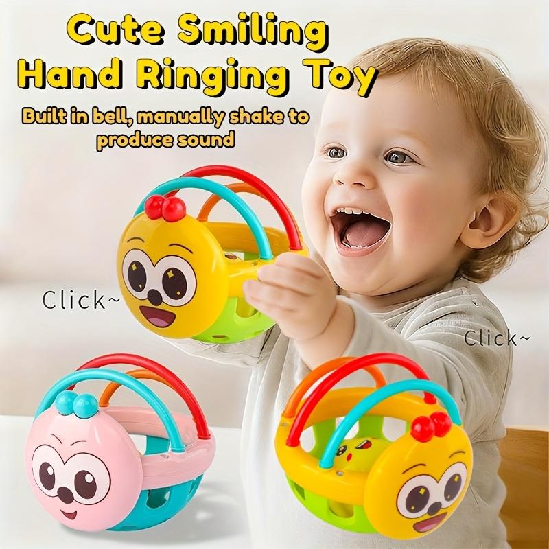 Baby Holding Bell Toy with Built-in Bell Ball - Interactive Sensory Development Toy for Infants & Toddlers
