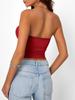2026 Spring/Summer Off-the-Shoulder Women's Solid Color Tube Top