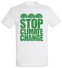Stop Climate Change Save The World Green Energy Global Warming Vegan T-Shirt