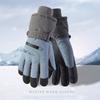 Unisex Winter Ski Gloves Thick Fleece Lined Windproof Touchscreen Warm Cycling Outdoor Riding