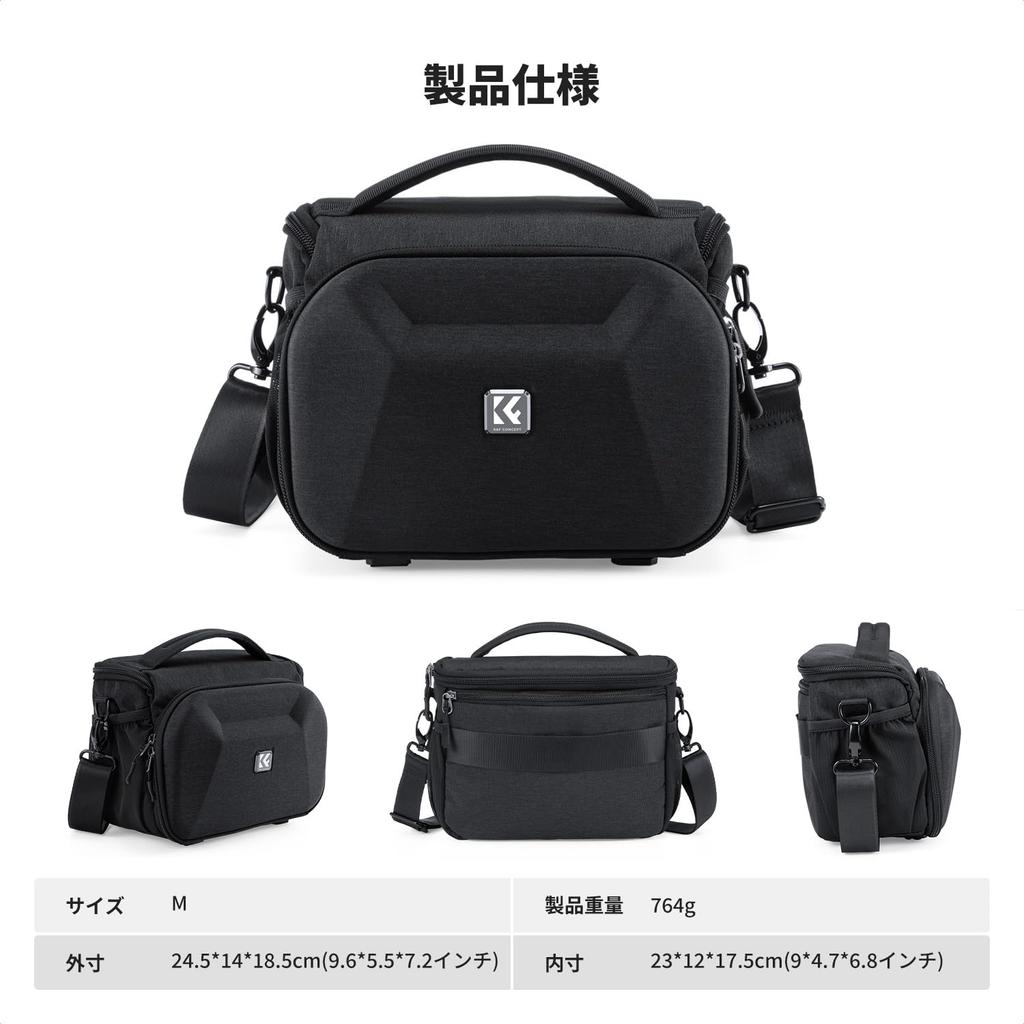Concept Camera Shoulder Stylish Camera Shoulder DSLR Camera Bag with Camera Camera Item Storage Photography Compact M K&F Bag, Bag, Bag, Dividers,