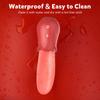 10 Muster, großer realistischer Zungenvibrator, Klitoris-Stimulator, weiblicher Masturbator, erwachsenes weibliches Zungenspielzeug, G-Punkt-Stimulator, vaginaler Klitoris-Masturbator