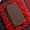 Leather Long PU Wallet Zipper Men Card Holder Creative Business Clutch Bag  Travel