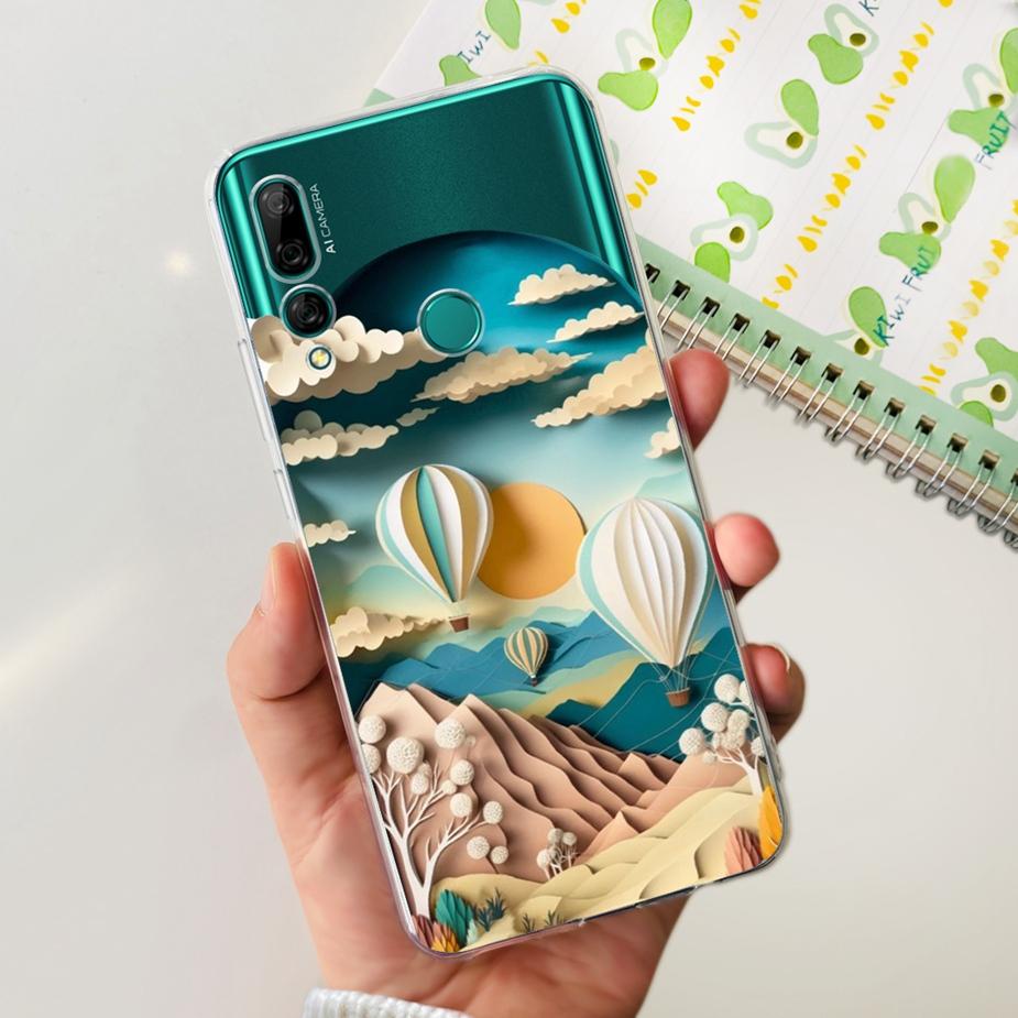 For Huawei Y9 Prime 2019 Case STK-L21 STK-L22 New Fashion Painted Cover Clear Silicone Shell For Huawei Y9 Prime 2019 Phone Case