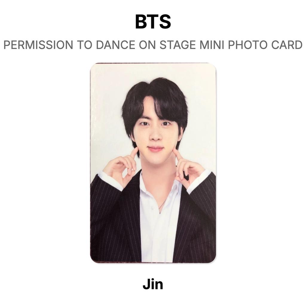 BTS PERMISSÃO PARA DANÇAR NO PALCO MINI CARTÃO FOTOGRÁFICO Fotocarteira Oficial