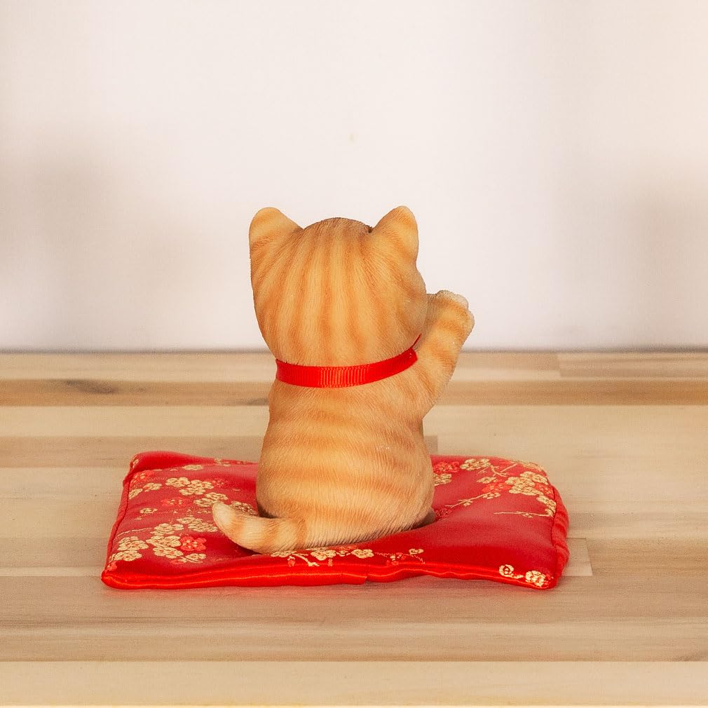 Devalier Cat Prosperous Protection from Misfortune and Good and Financial Perfect for Restaurant and New Perfect as a Tiger cb039y Maneki-neko