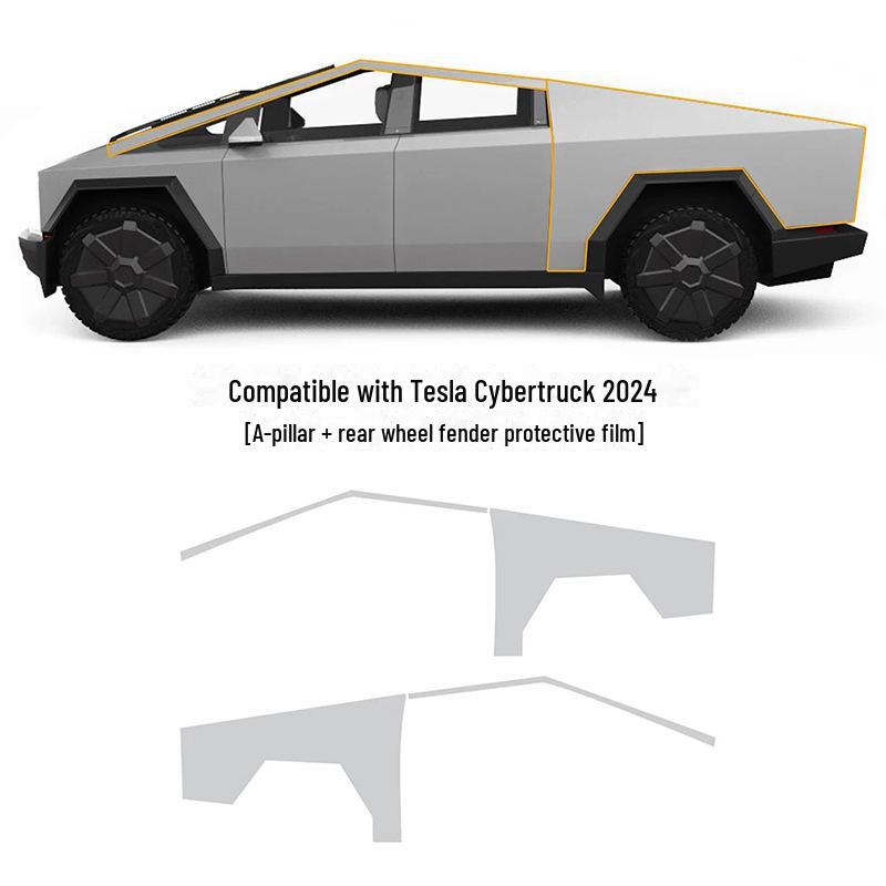 Tesla Cybertruck Vollauto TPU Schutzfolie
