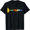 Colorful Planets Solar Systems Mens Boys Space Science T-Shirt