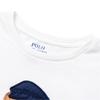 Polo Ralph Lauren T-Shirt Cartoon Bear Letter Print Round Neck Long Sleeve Kids Tops White 313952134-001