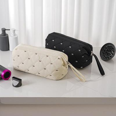 Steppmuster Kosmetiktasche - Tragbare Kulturtasche mit Griff für Reisen & Täglichen Gebrauch (5 Farben)