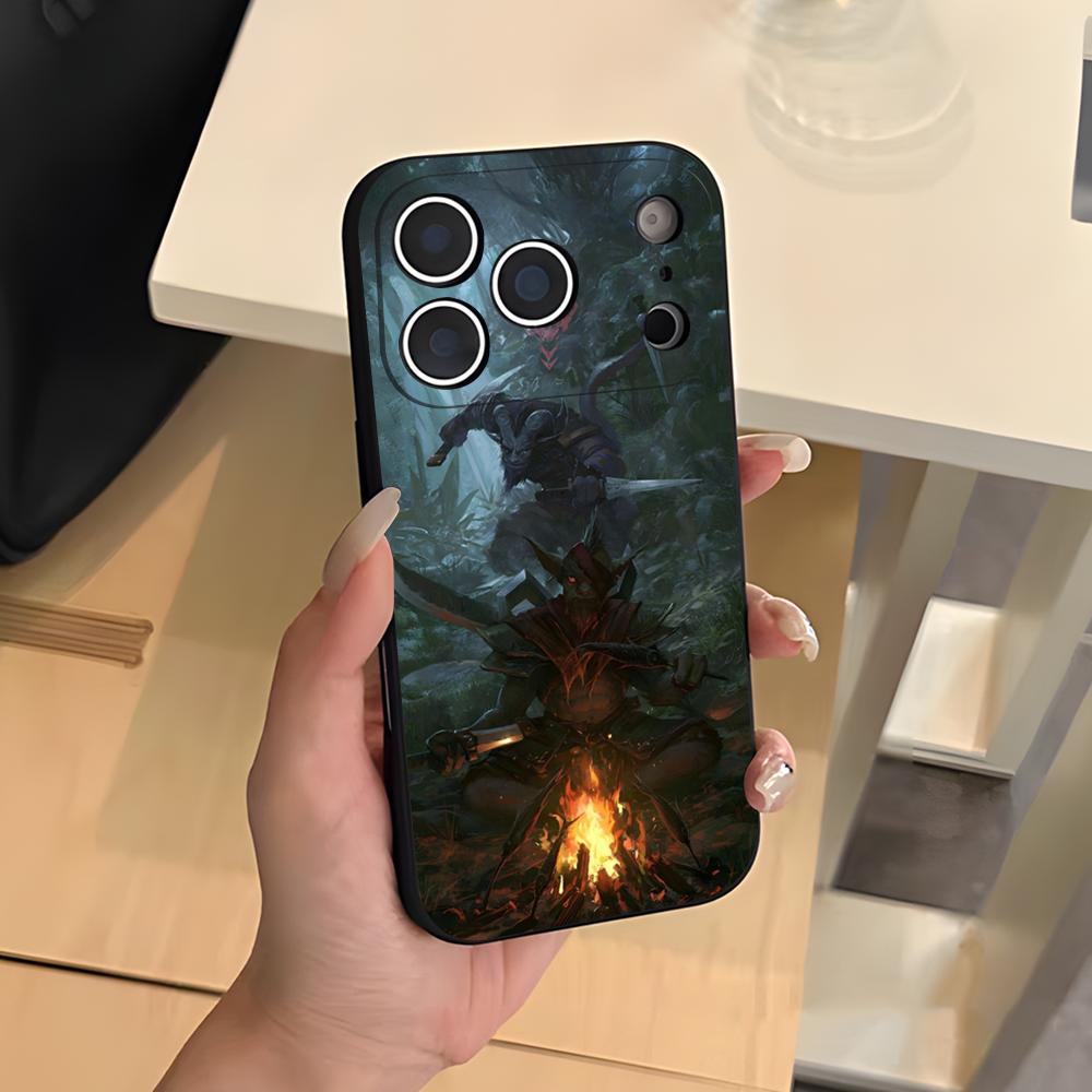 D-Dota 2 Cool Phone Case For IPhone 17 Air 16 E Pro Max 15 14 13 Mini 12 Pro 11 Max Plus Black Soft Shell