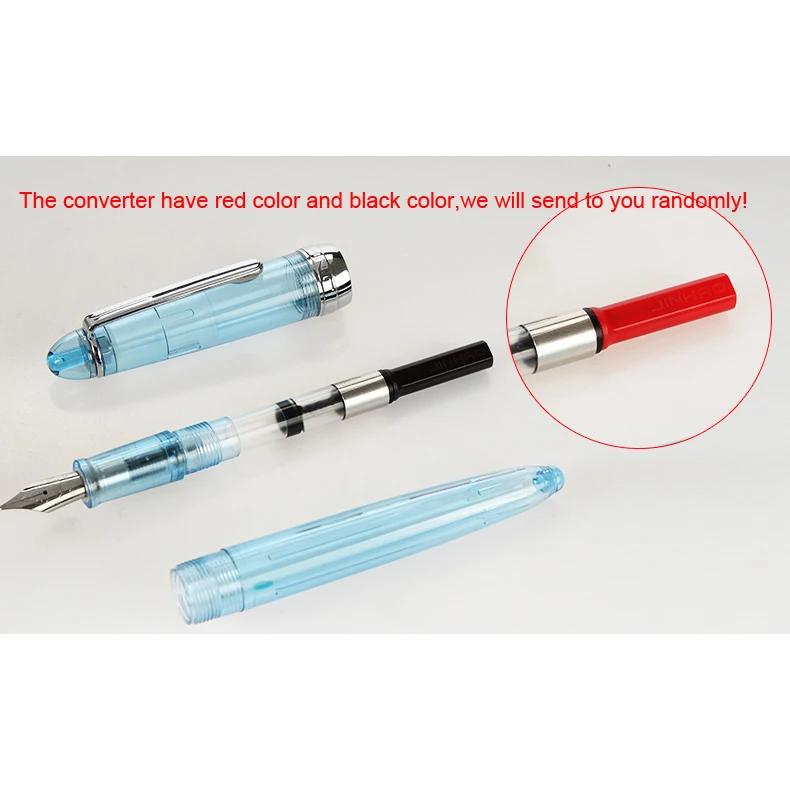 2020 Nowość Uroczy Przezroczysty Kolor Pióro Wieczne z Końcówką F 0,5mm Żywiczne Pióra na Atrament do Pisania Artykuły Szkolne artykuły papiernicze