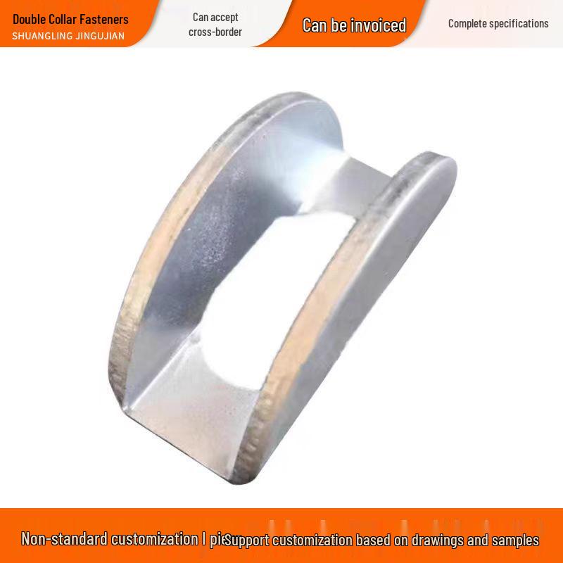 Стальная шайба в форме полумесяца для аксессуаров ПВ - Горячеоцинкованная натяжная и поддержка Yuanbao