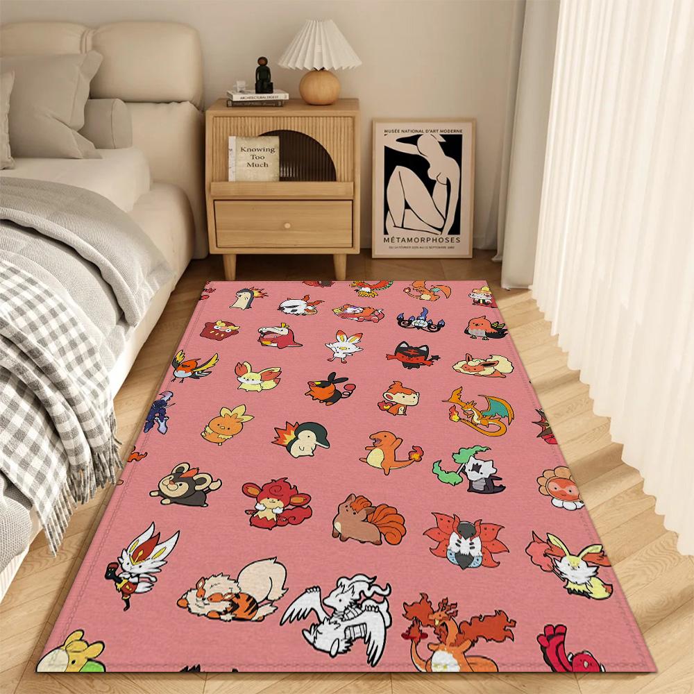Fashion Entrance Mat Living Room Rugs Decoration P-Pokemon Bedrooom Carpet for Kitchen Balcony Bath Mats Doormat Front Door Rug