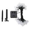 6.5M 30LED Solar-powered Bubble String Lights Night Light Garden Home Party Bar Decoration