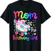 Unisex T-shirt Mom of the Birthday Girl Skater Roller Skate Family Party T-Shirt