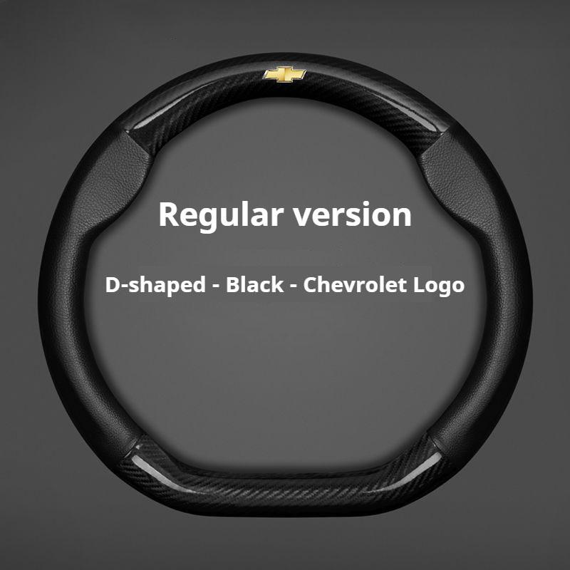 For Chevrolet Car Steering Wheel Cover CarbonFiber ventilate Leather Fit Cruze Captiva Lacetti Aveo Niva Spark Sonic Trax Camaro